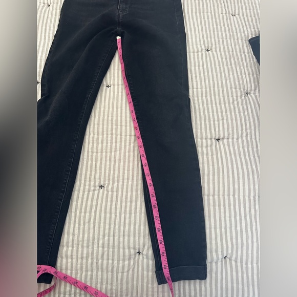 Hudson Blair High Rise Skinny Crop Black Women's Jeans - Picture 8 of 8
